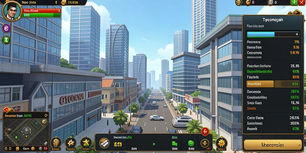 Tampilan utama permainan dengan berbagai pilihan slot.