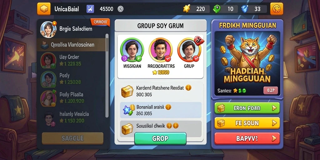 Tampilan antarmuka pengguna yang menarik dan intuitif.