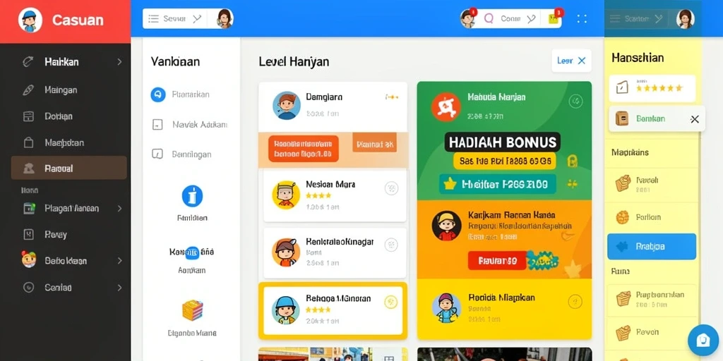 Screenshot menunjukkan grafis menawan saat bermain.