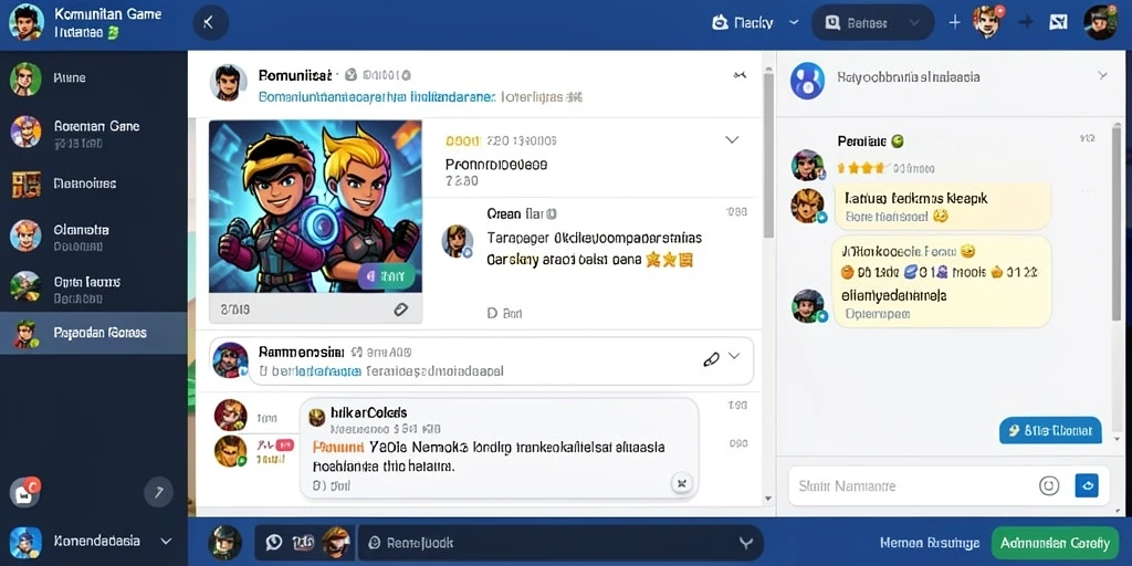 Screenshot menunjukkan tampilan antarmuka yang menarik.