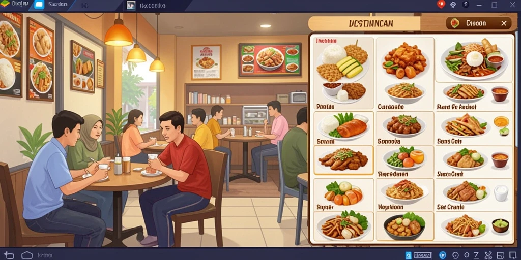 Screenshot menampilkan berbagai tema permainan yang menarik.