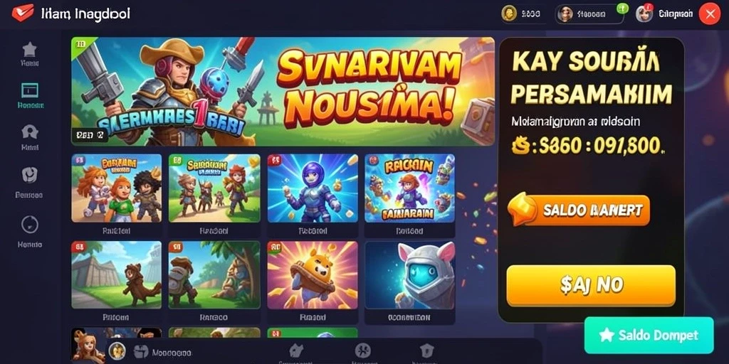 Tampilan antarmuka yang user-friendly dan atraktif.