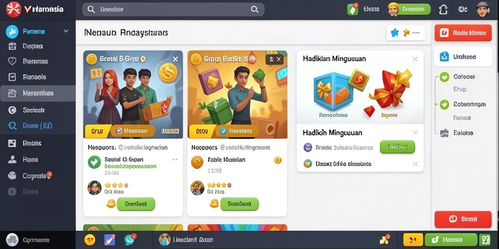 Tampilan UI yang menarik dan user-friendly.
