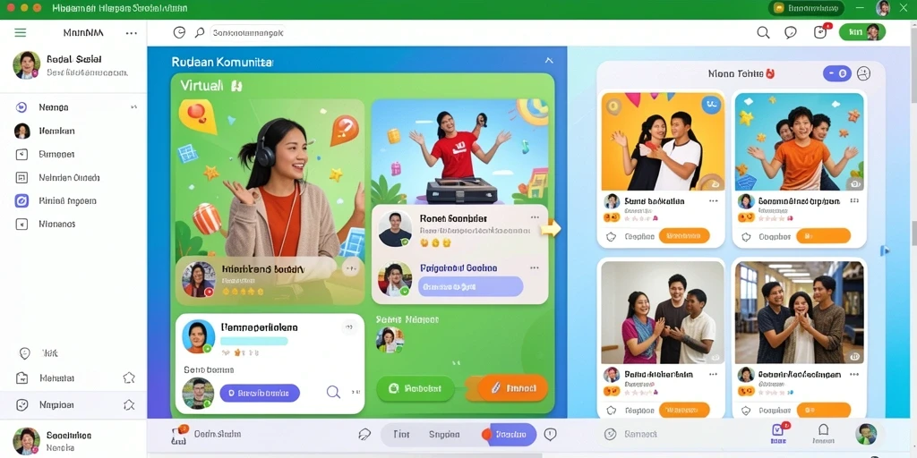 Tampilan antarmuka WE878 yang menarik dan ramah pengguna.